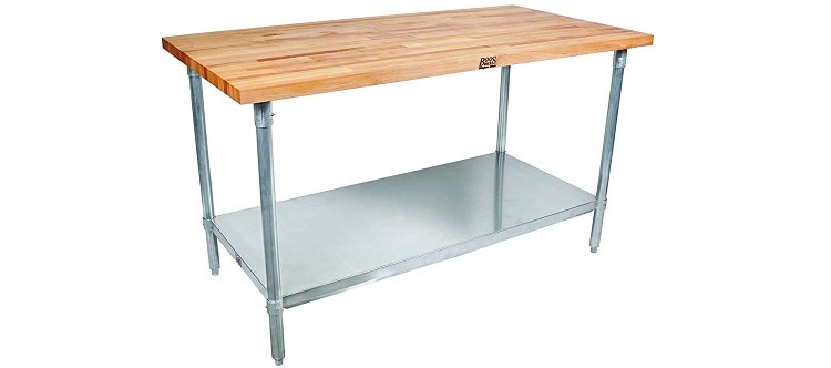 Food Polyethylene Cutting Table dim. 800x800x900 mm. Butcher's