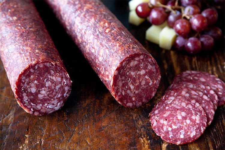 Beef Salami Drying