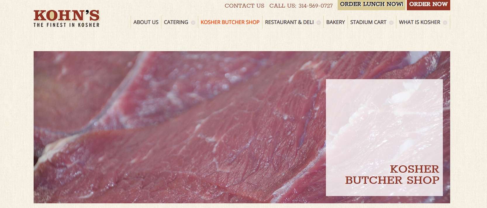 kohn's kosher butcher shop